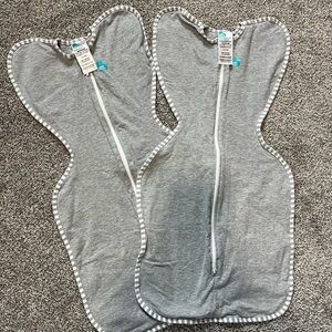 Love to Dream Gray Kids Pajamas Sleep Sacks